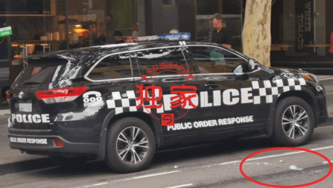 危险!墨尔本唐人街有人高空丢玻璃瓶,砸中警车当场爆碎!