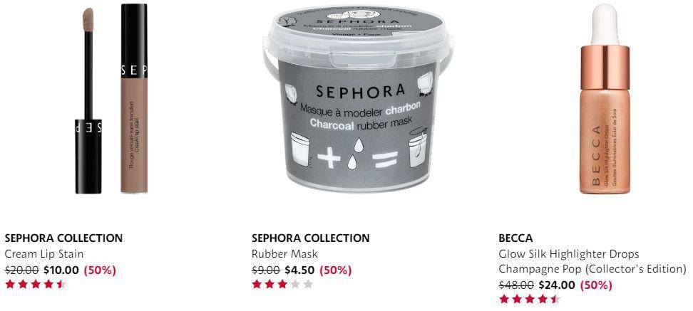 Sephora彩妆低至5折！仅$2X收美妆博主人手必入爆款高光！