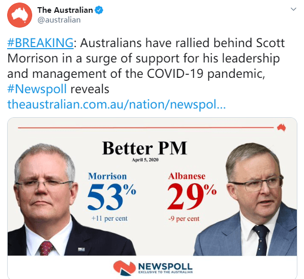 从万人唾骂、到“澳洲10年来认可率最高的总理”，莫里森上台这一年多也太​戏剧化了！